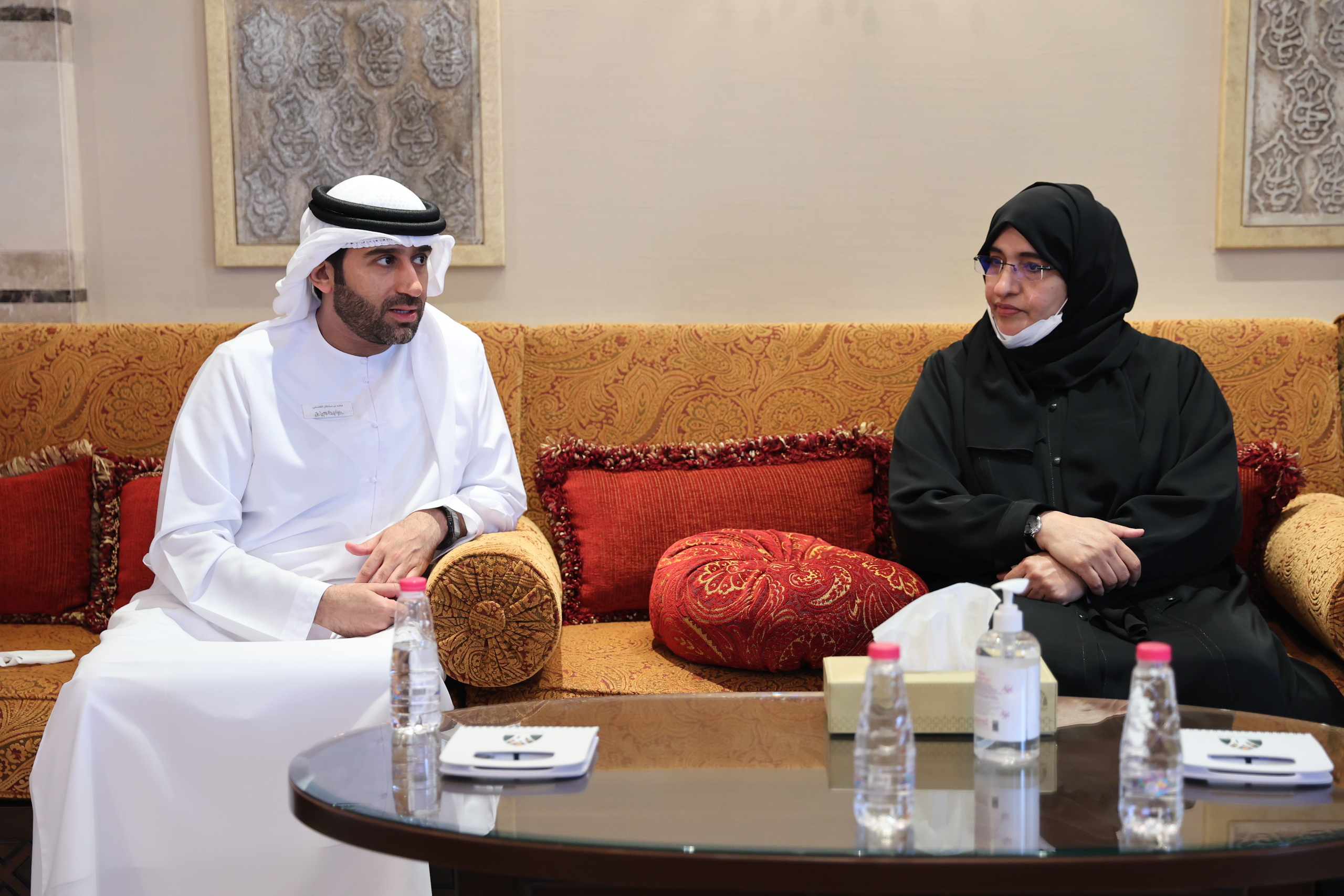 Sheikh Majid Al Qasimi visits SCFA